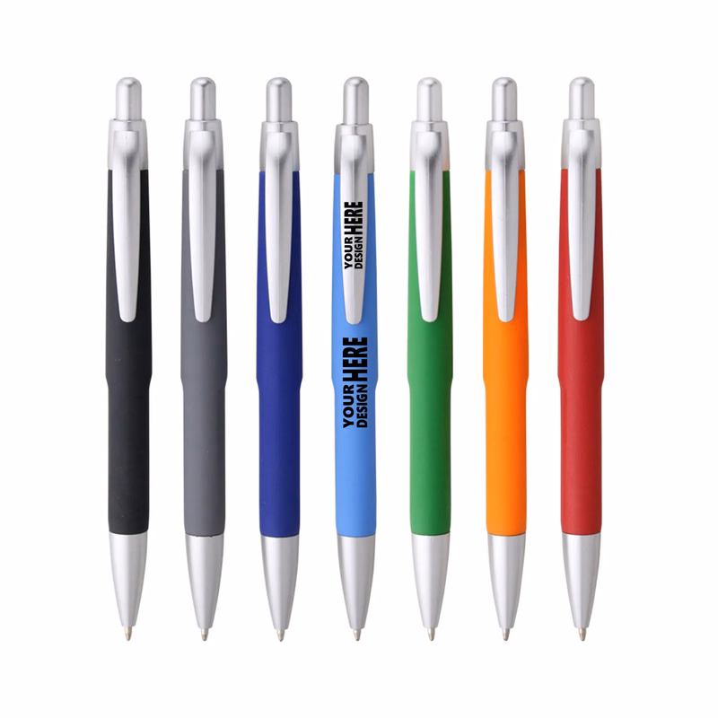 Spray Coated Barrel Promotional Ballpoint Pen