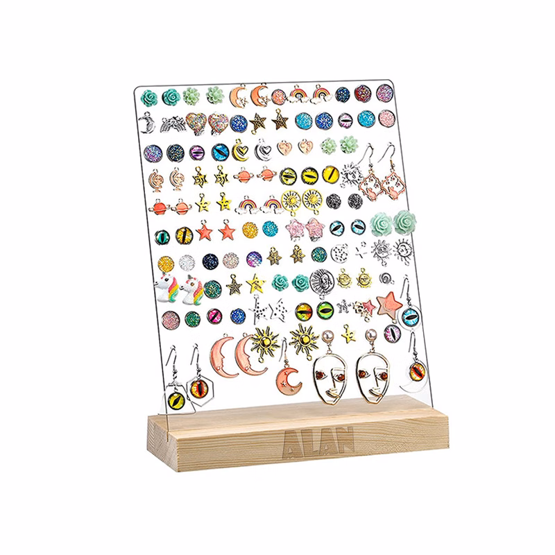 Clear Acrylic Enamel Pin Display Stand