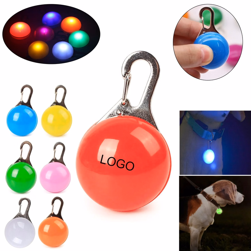 LED Flashing Light Pet Collar Pendant