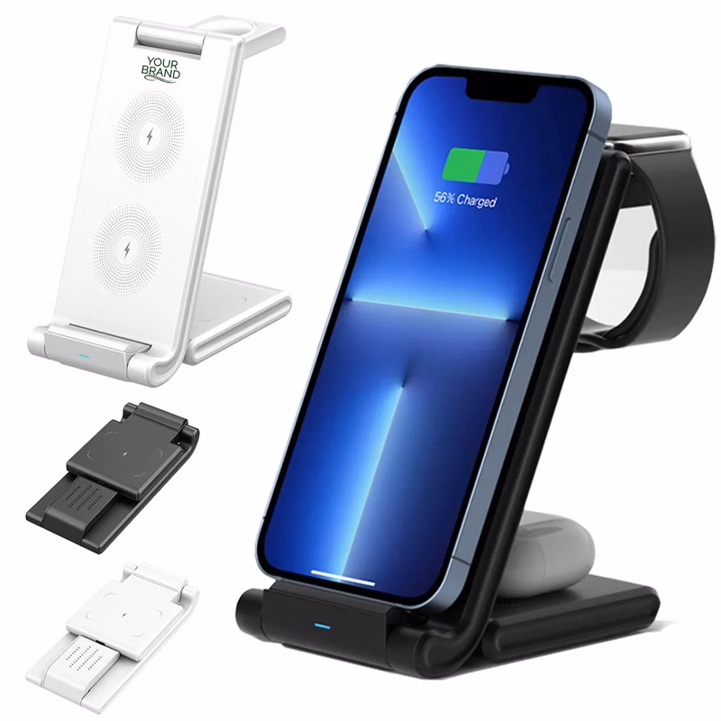 3 in 1 Foldable Wireless Charger Stand