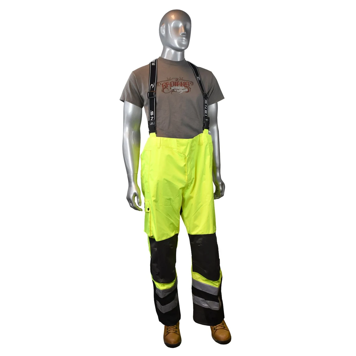 Radians Heavy Duty Rip Stop Waterproof & Breathable Pants w/Bib 1