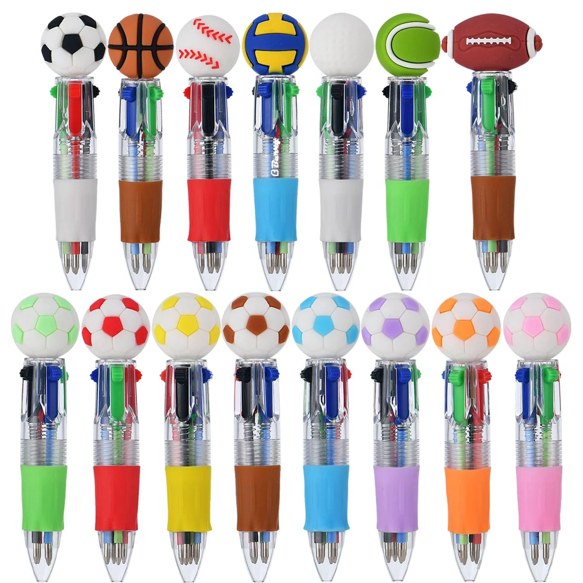Ball Top 4-Color Ballpoint Pen, custom pen with logo imprint 1