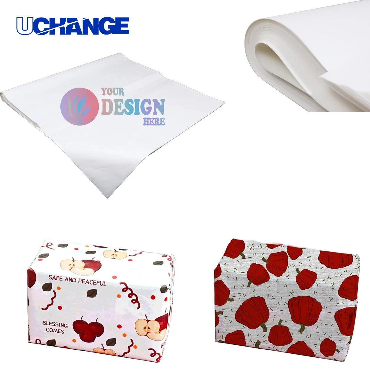 White Kraft Wrapping Paper 1