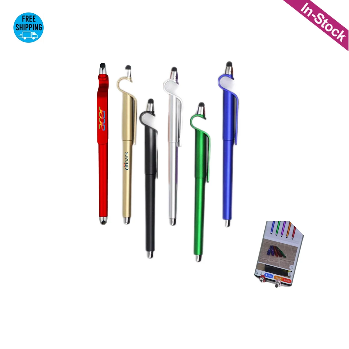 Phone Stand Stylus Gel Pen 1