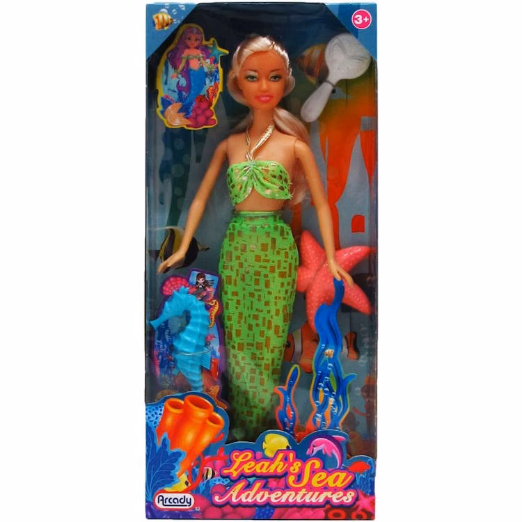 Leah Mermaid and Fairy Doll Sets Assorted - 11.5"