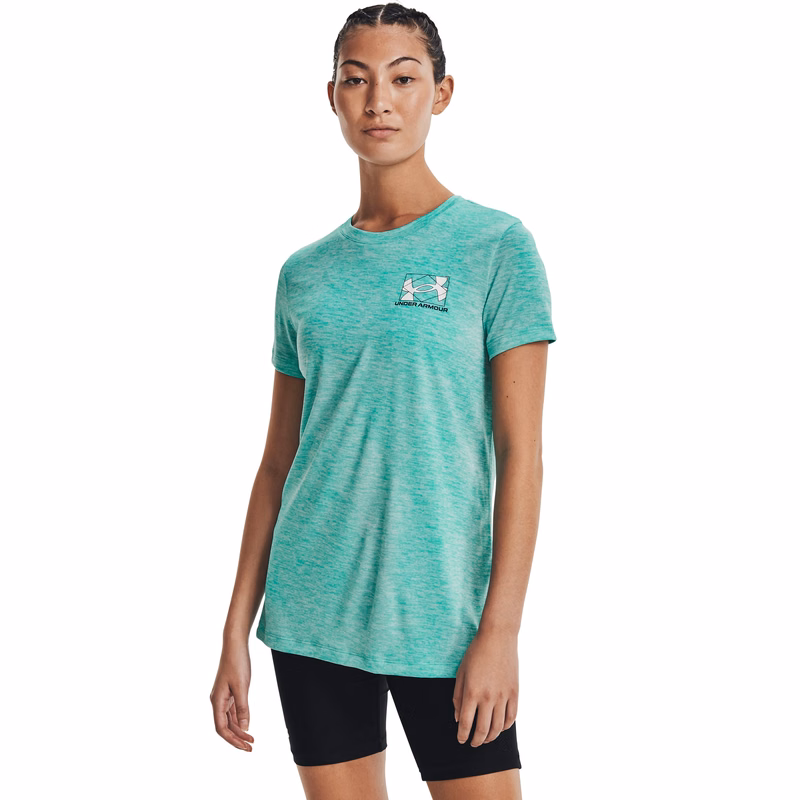 Women's UA Tech Twist Box Logo Short Sleeve