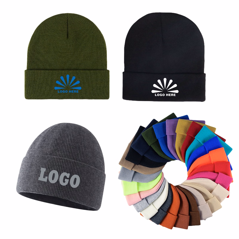 Slouchy Beanie Hat Winter Knit Cap