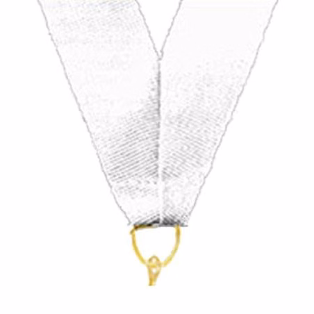 0.875" x 30" White Gold Snap Clip Stock