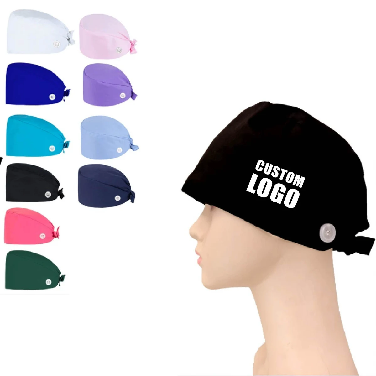 MOQ 10 pcs Poly-Cotton Surgical Cap 1