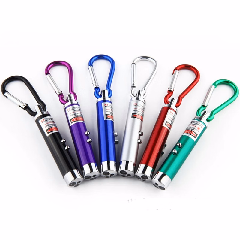 LED Keychain Flashlight /UV Light Laser Pointer Torch