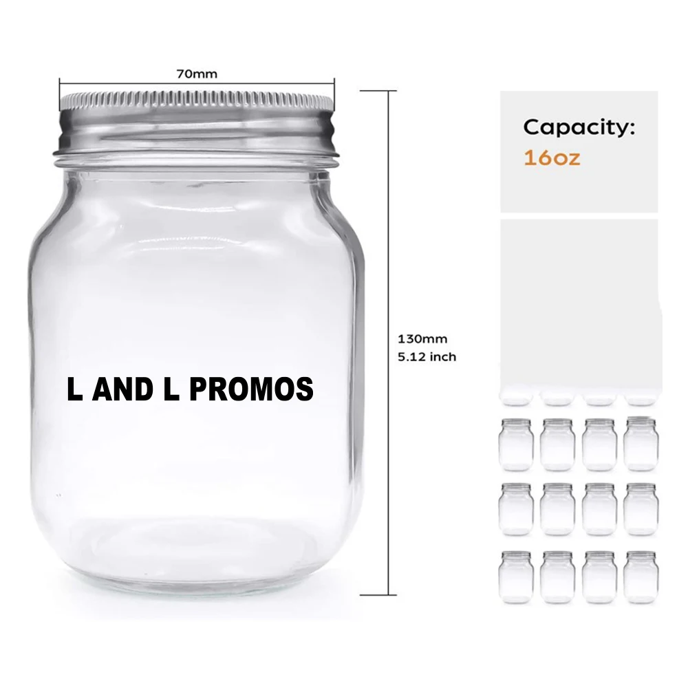 16OZ Mason Jar 1