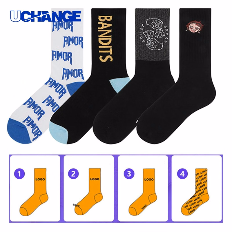 Cotton Knitted Crew Socks