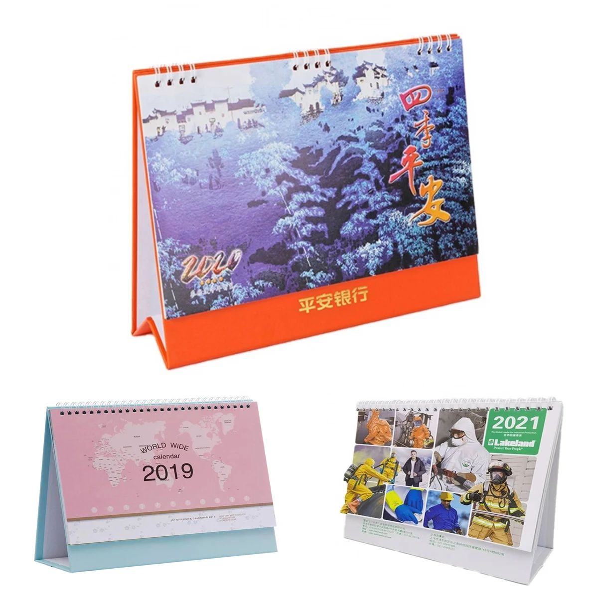 Design Printing Stand Office Use Desk Tent Calendar 1