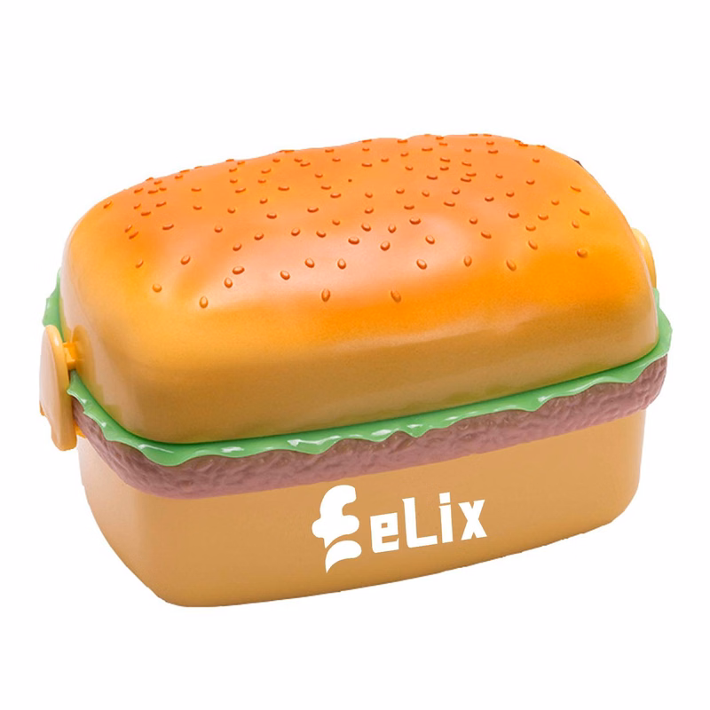 Square Hamburger Lunch Box
