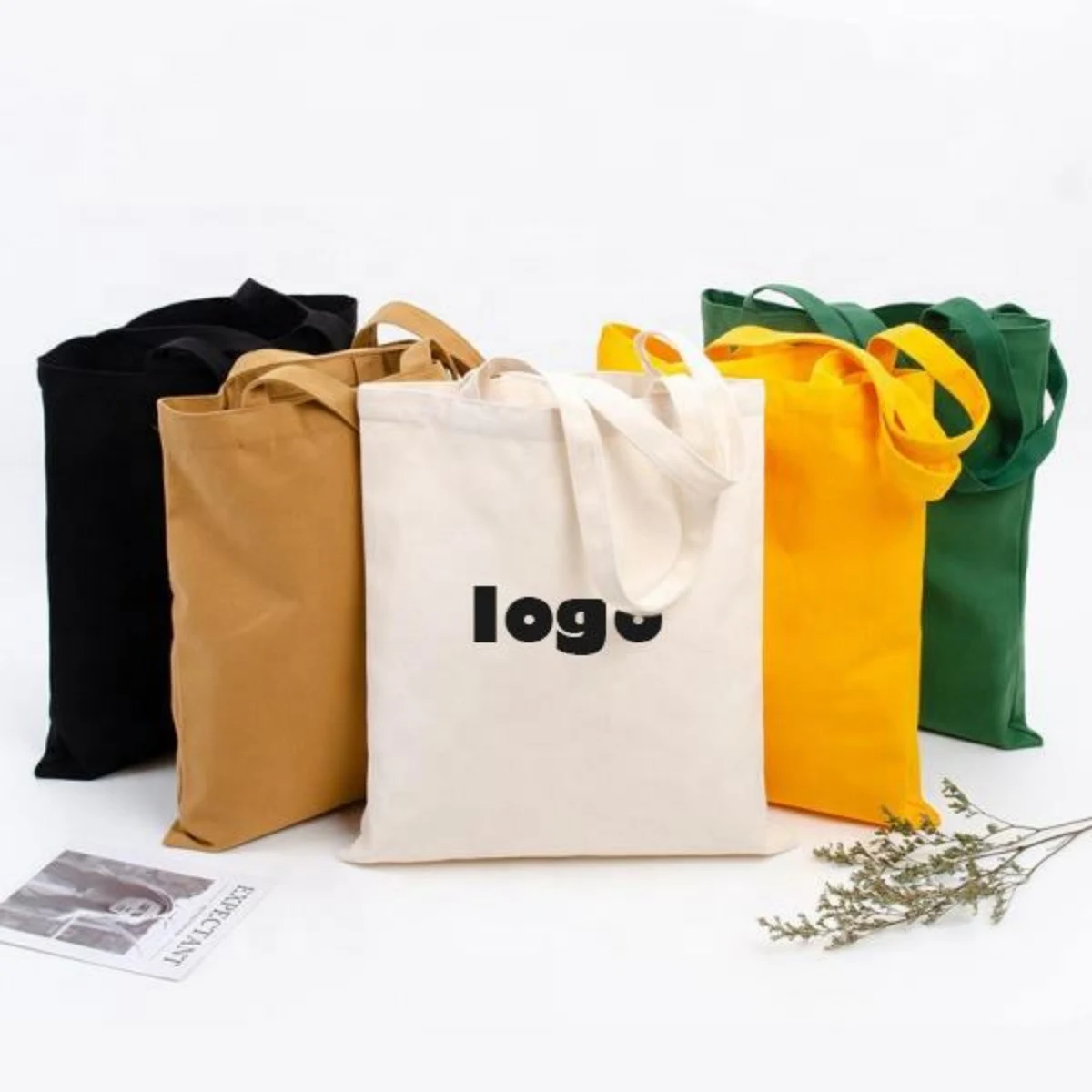 Reusable Blank Canvas Cotton Tote Shopping Bag 1