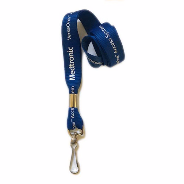 5/8" Non-Breakaway Silkscreen Lanyard