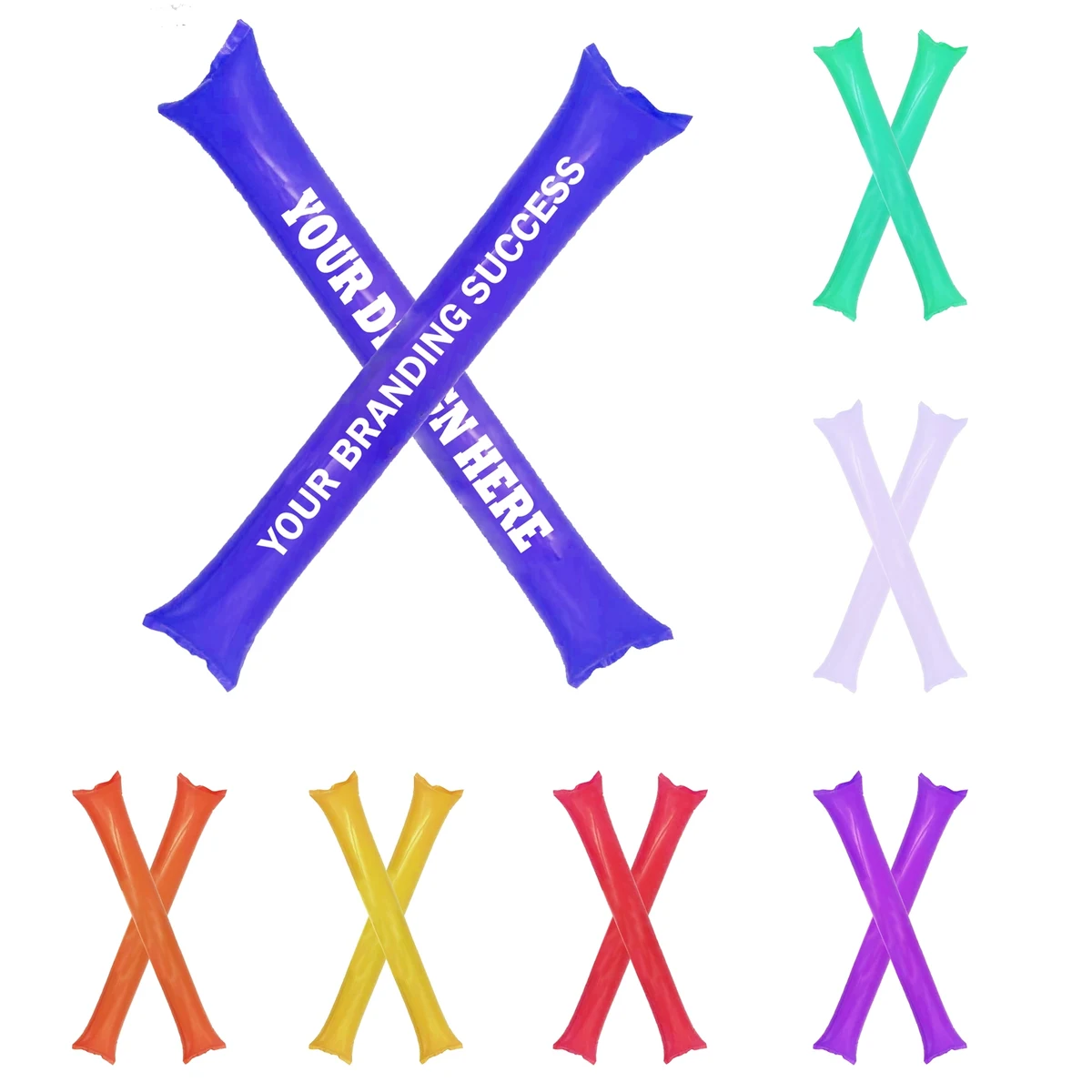 Cheering Noise Makers Inflatable Cheer Stick MOQ 50 Pairs 1