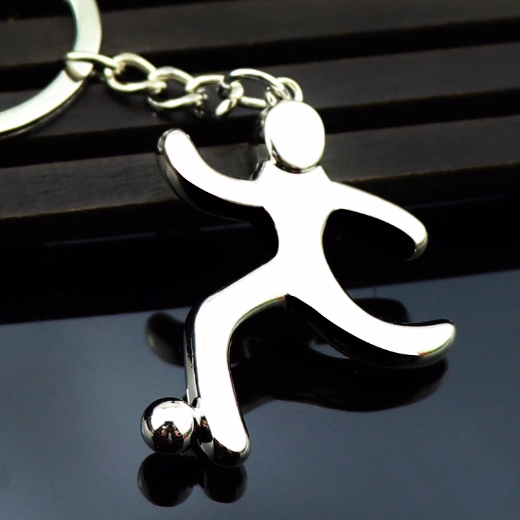 Soccer player key chain