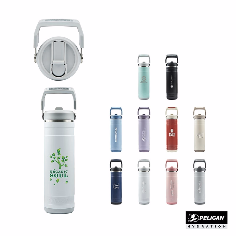 Pelican Pacific™ 26 oz. Recycled Double Wall Stainless Steel Water Bottle