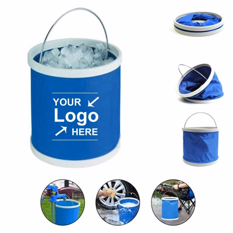 Portable Collapsible Outdoor Folded Water Bucket