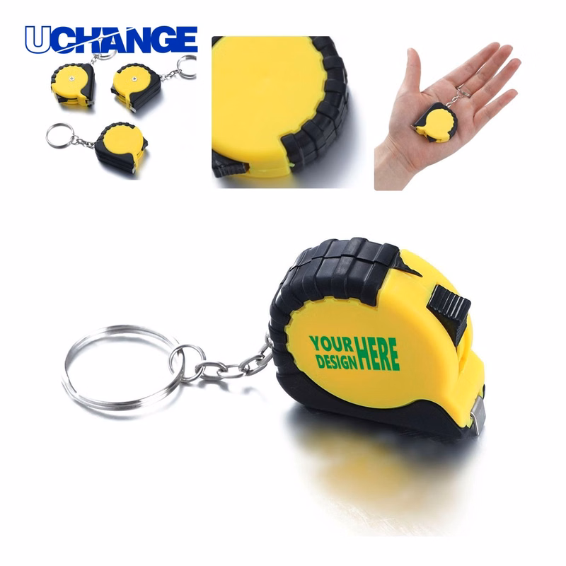 Compact Retractable Keychain Tape Measure Tool