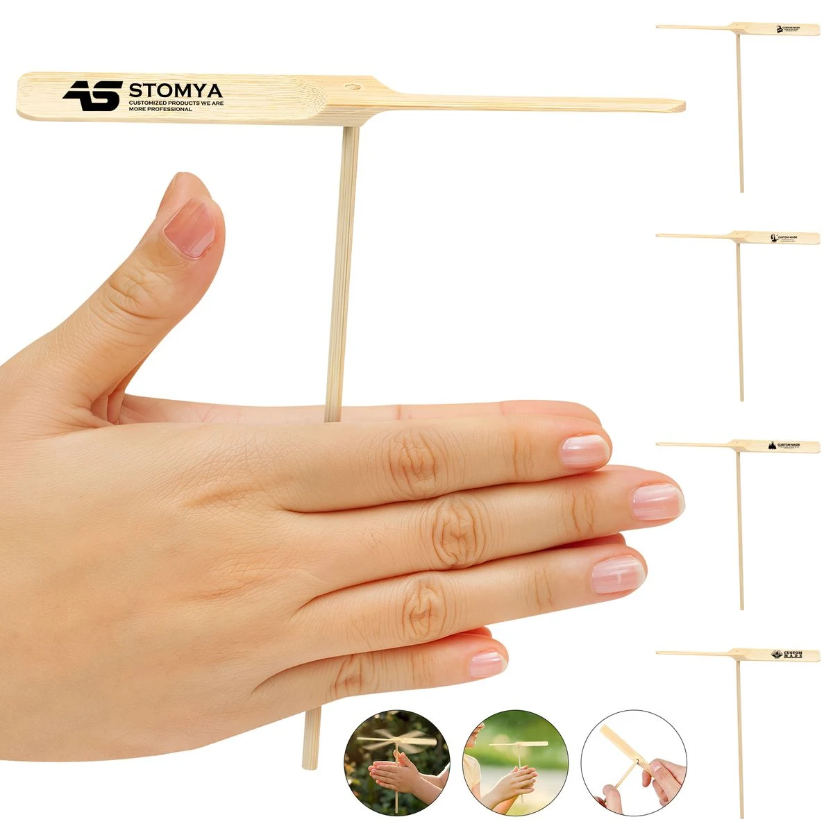 Hand-Twist Bamboo Dragonfly 1