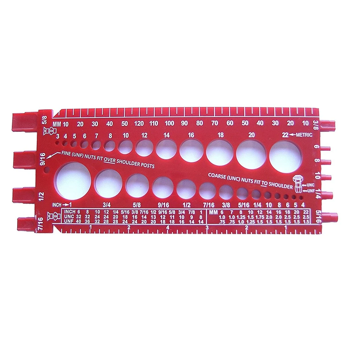 Nut Bolt Screw Size Gauge Standard 1