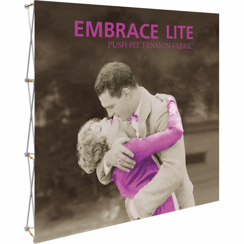 Embrace Lite 7.5ft. Full Height Display with Front Graphic