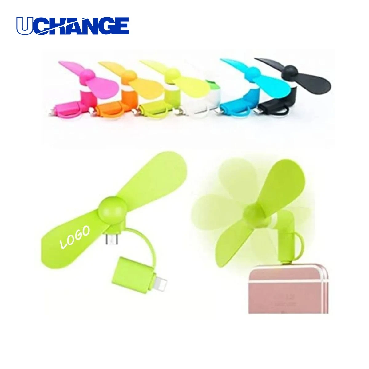 2-in-1 Portable USB Cellphone Fan Mini Cooler for Travel & Everyday Use 1