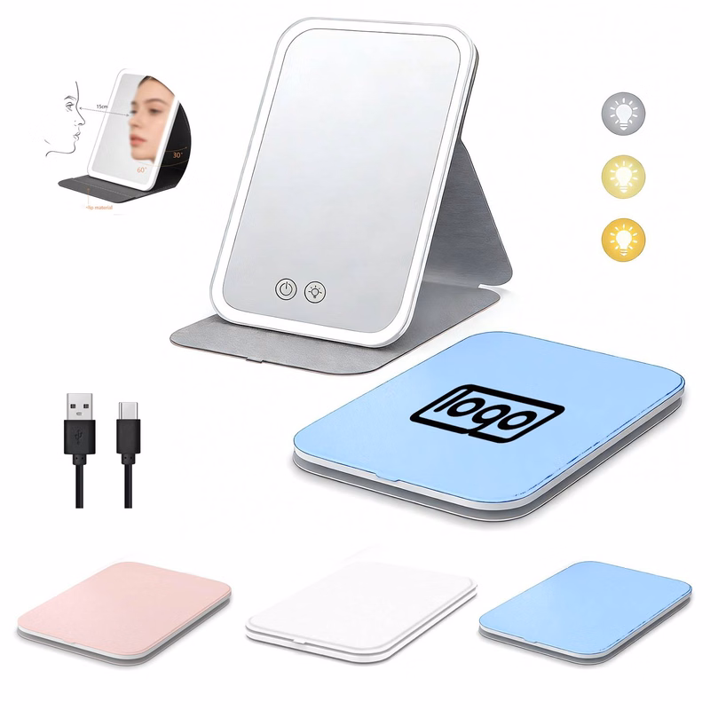 Rechargeable LED Makeup Mirror