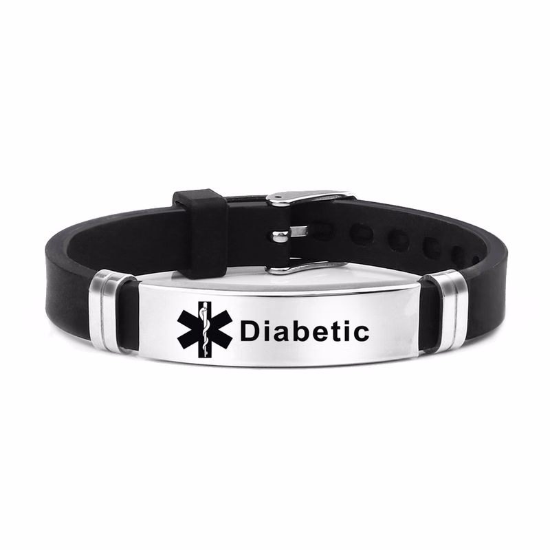 Custom Silicone Stainless Steel Bracelet