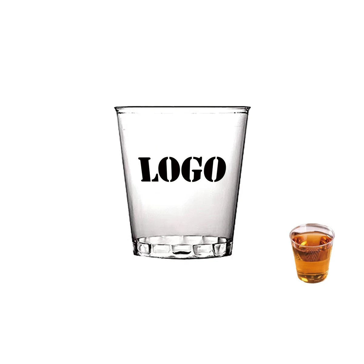 1 OZ Disposable PS Clear Tasting Cup 1