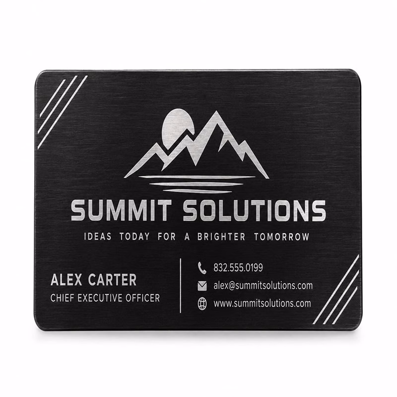 Standard Metal Business Cards
