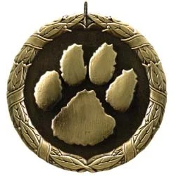 Paw Print XR200 Series Medal, 2" 1