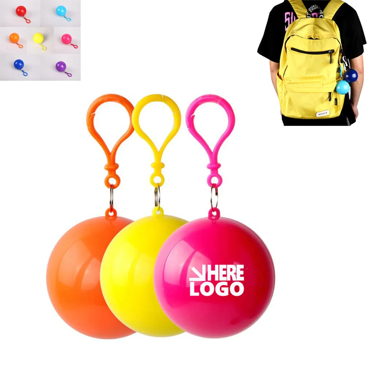Portable Disposable Emergency Raincoats Ball MOQ 100 1
