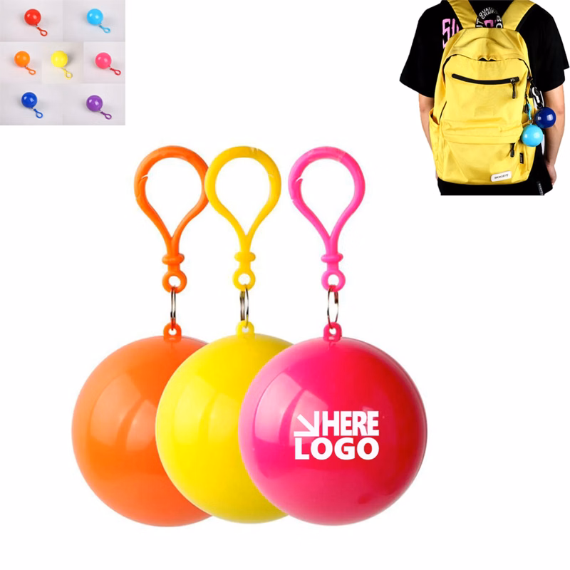 Portable Disposable Emergency Raincoats Ball MOQ 100