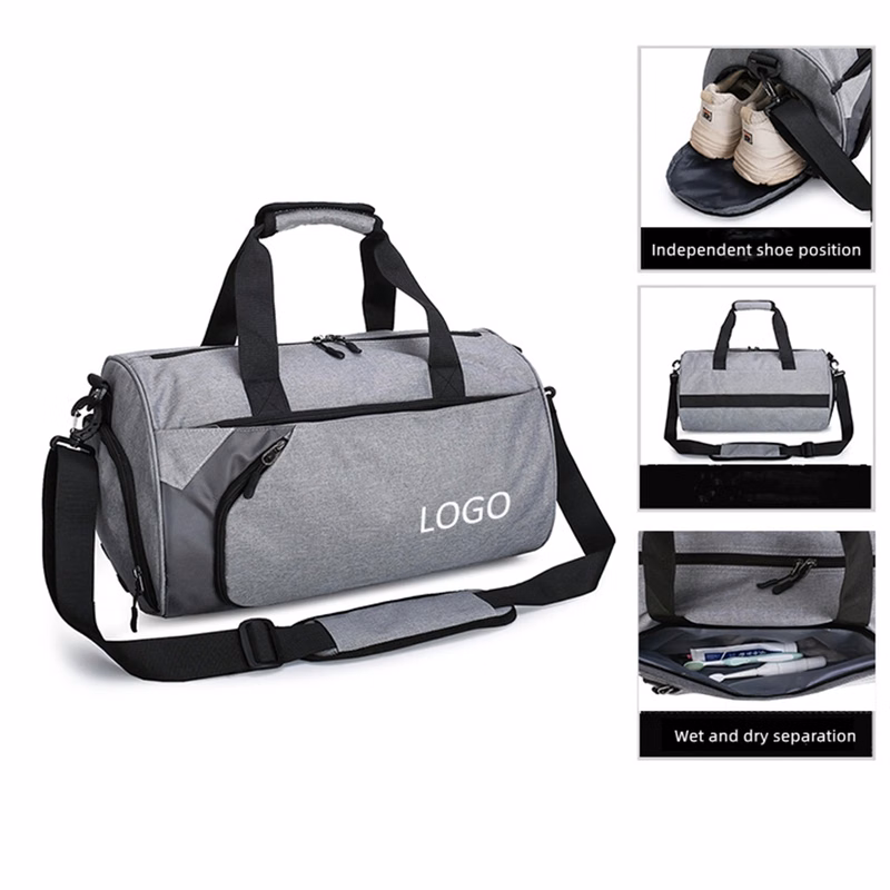 Sports Gym Duffel Bag With Shoe Compartment