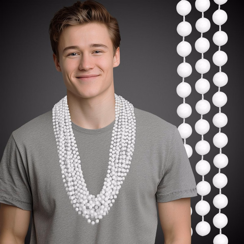 White Beaded Necklace