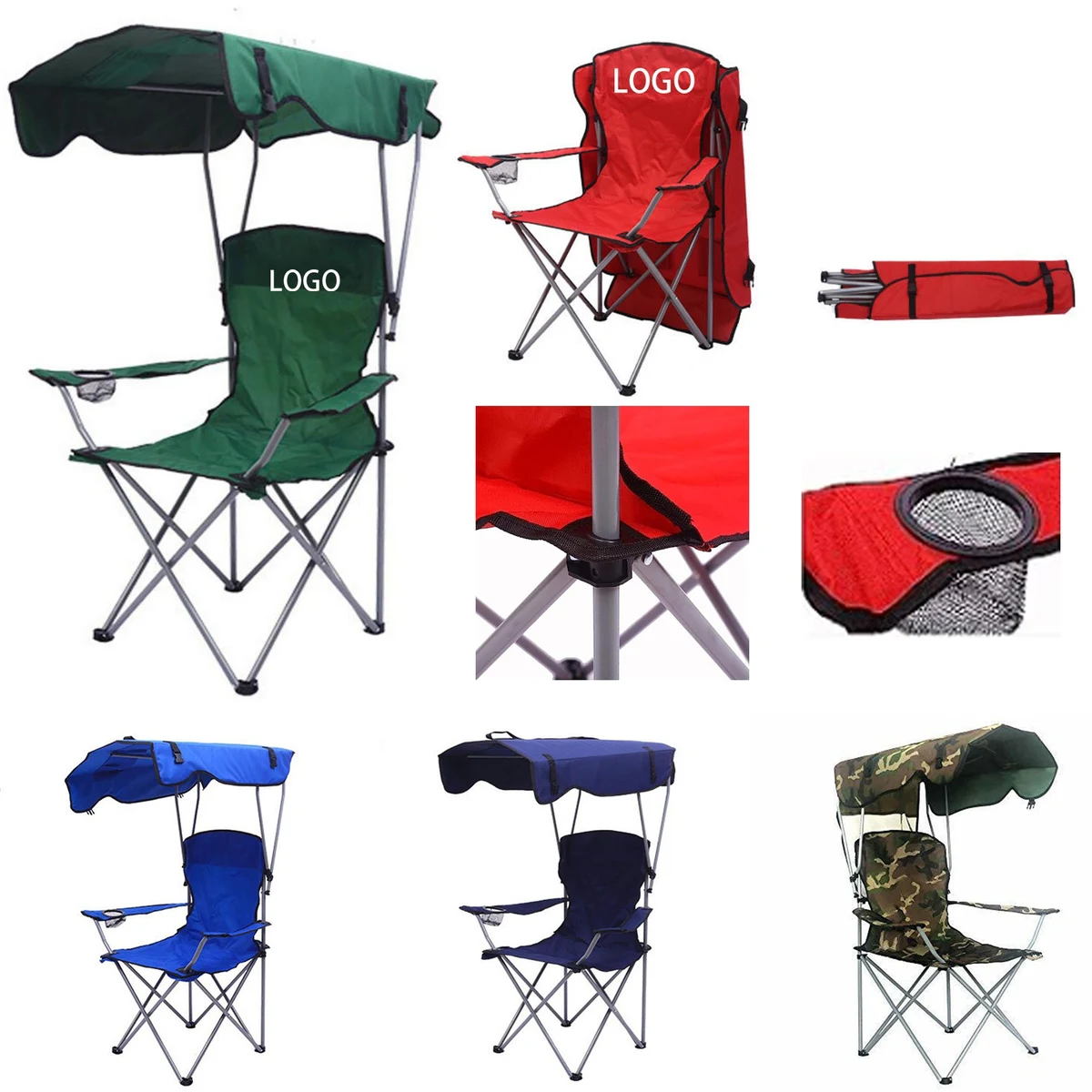 Foldable Beach Canopy Chair 1