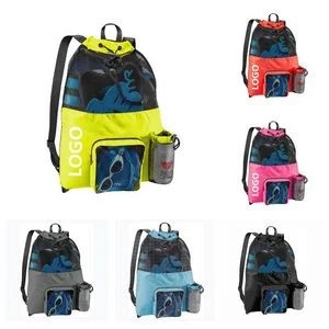 Large Beach Outdoor Drawstring Backpack 1