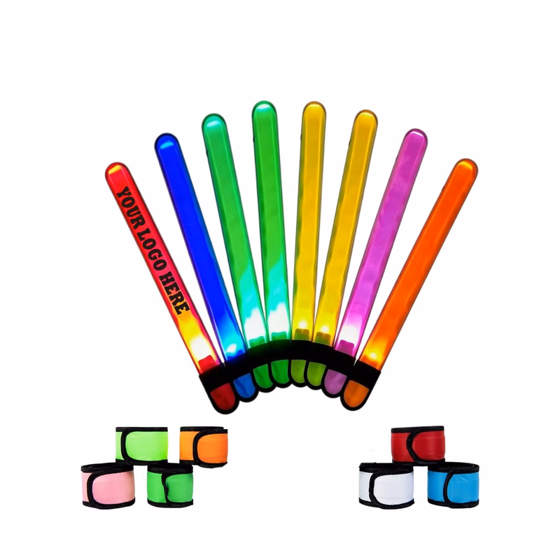 LED Reflective Slap Bracelets