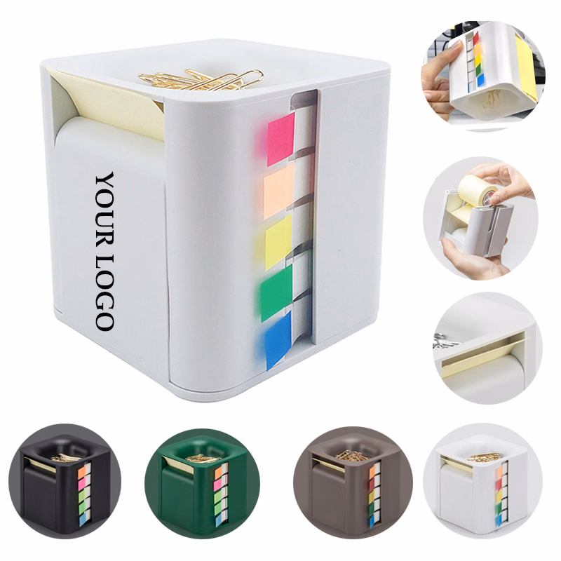 5-in-1 Desktop Cube Sticky Note Holder Set