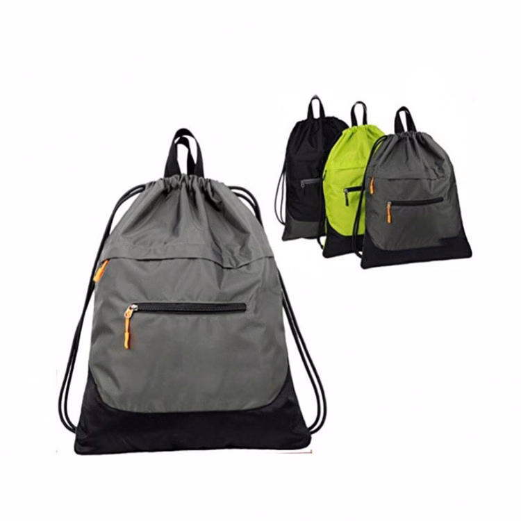 Sport Drawstring Backpack with shoe pocket
