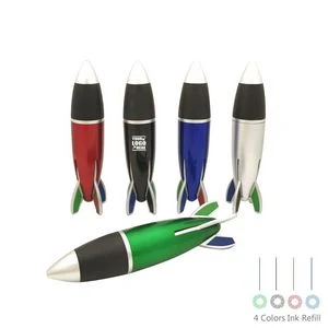 Rocket Pen With 4 Colors Refill 1