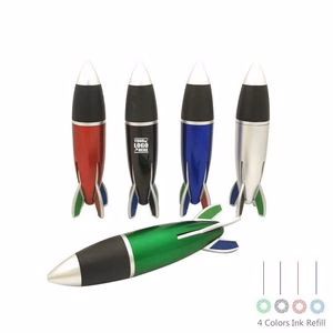 Rocket Pen With 4 Colors Refill