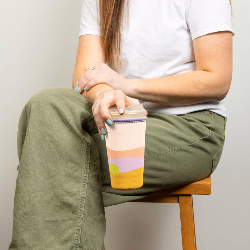 COFFEE SLEEVE - LARGE - 4CP NEOPRENE