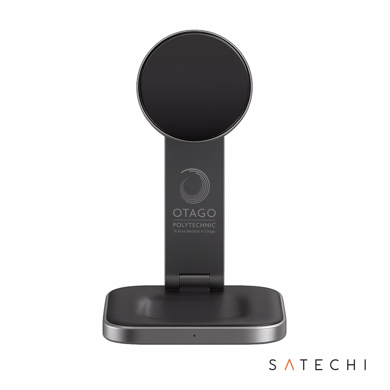 SATECHI® 2-in-1 Foldable Qi2 Wireless Charging Stand