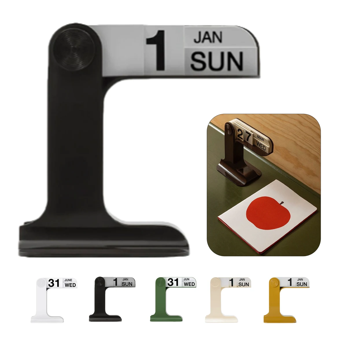 Flip Perpetual Desk Calendar For Daily Office Home Decor 1