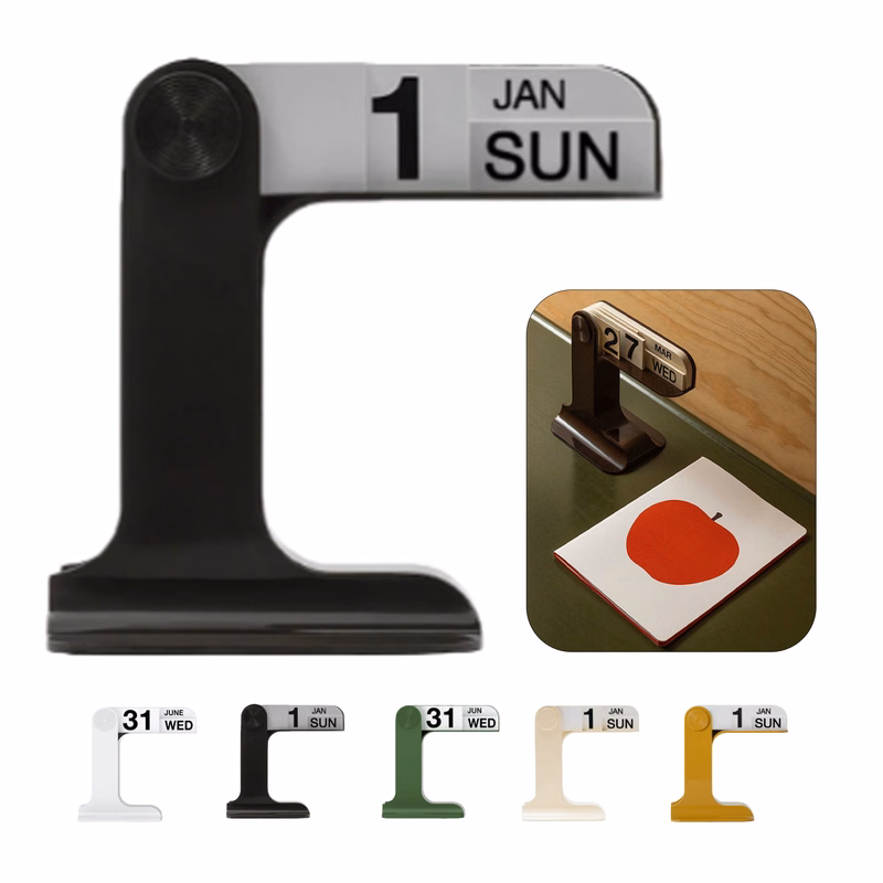 Flip Perpetual Desk Calendar For Daily Office Home Decor