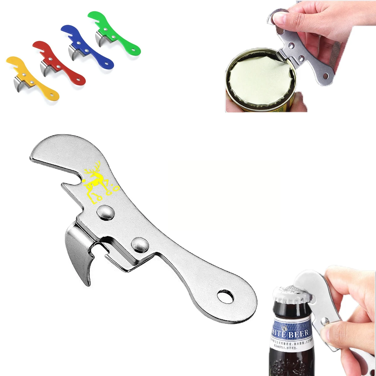Manual Multifunctional Stainless Steel Can Opener 1